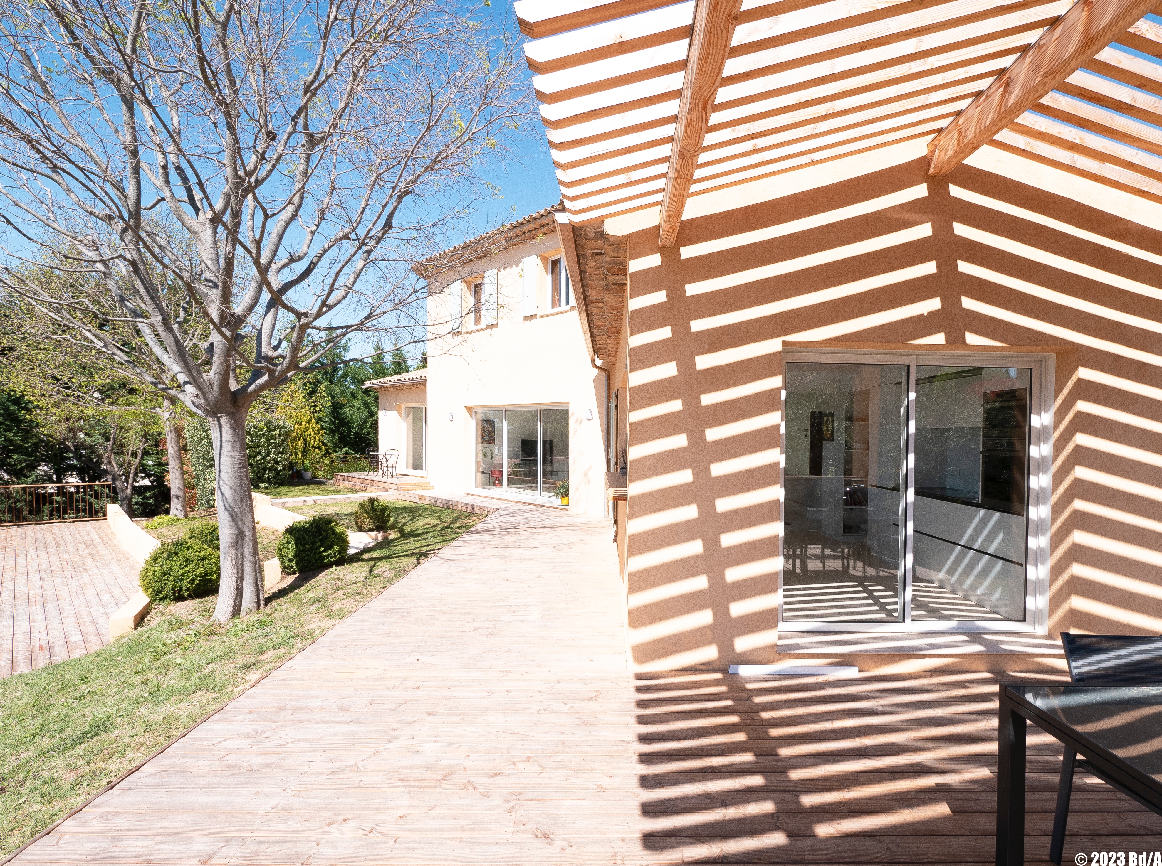 9 baie vitree jardin terasse