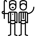 Logo d'un père avec un fils